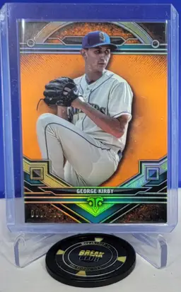 George Kirby 2024 Topps Triple Threads No. 101 Amber /199 Seattle Mariners