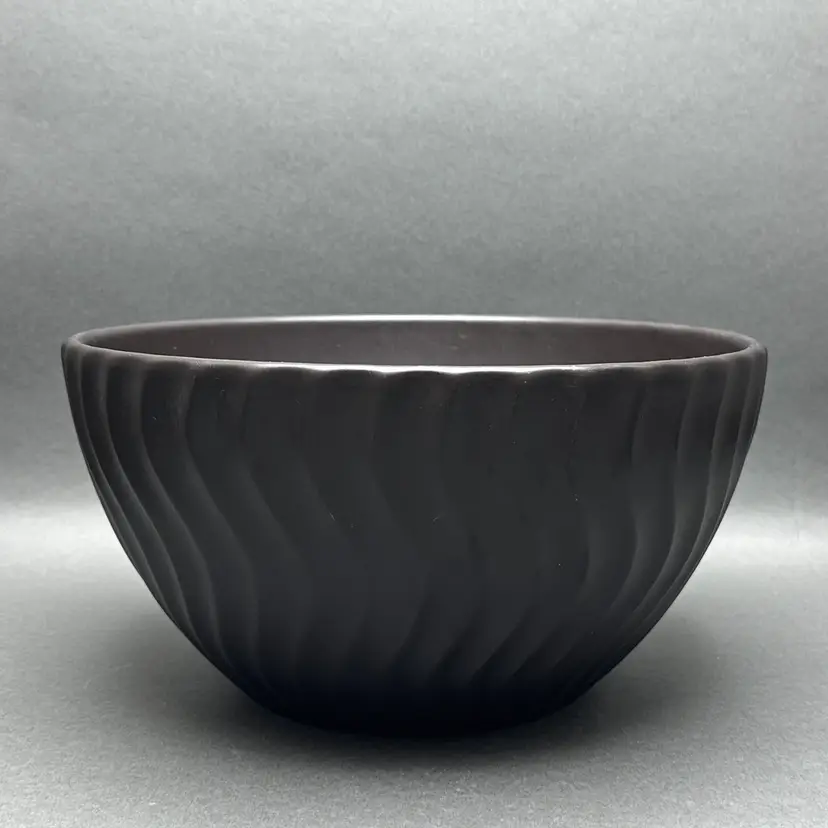 Vintage Dansk International Ltd. Portugal Espresso Brown Mixing/Serving Bowl With Swirl Fluted Exterior