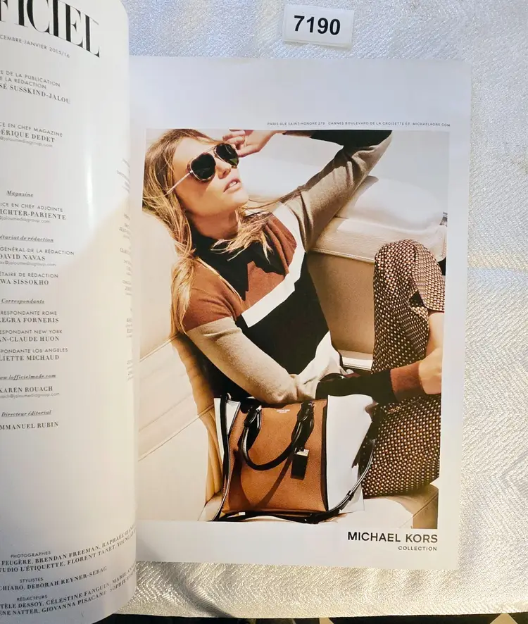 L' Officiel No 1001/Dec Jan 2015/16 Magazine (A7190)