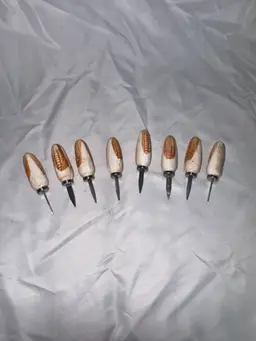 VTG Ceramic Kitsch Corn Cob Holders