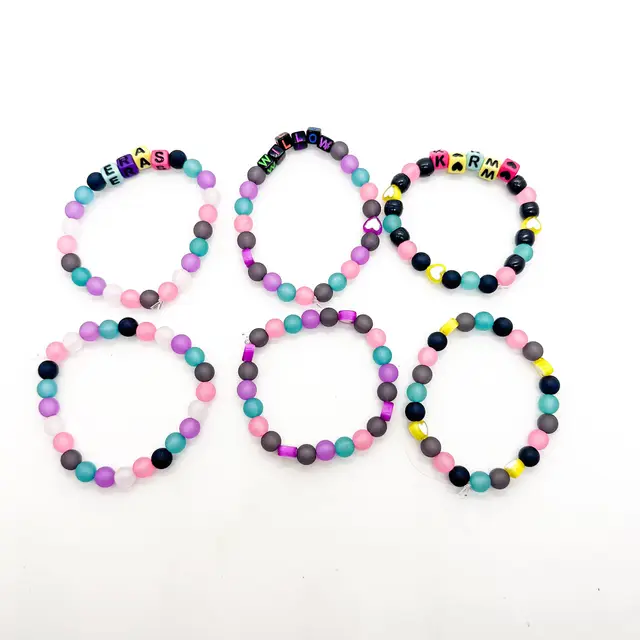 Eras Tour Friendship Bracelets Trading Stretch Beaded Handmade Set of 6 B25