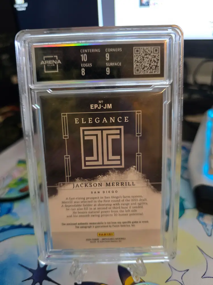 2024 Impeccable Jackson Merrill Patch Auto /99 San Diego Padres