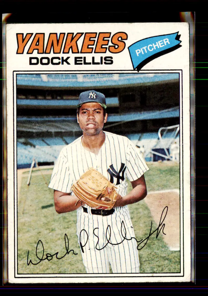 Dock Ellis 1977 Topps #71 - (144) - New York Yankees