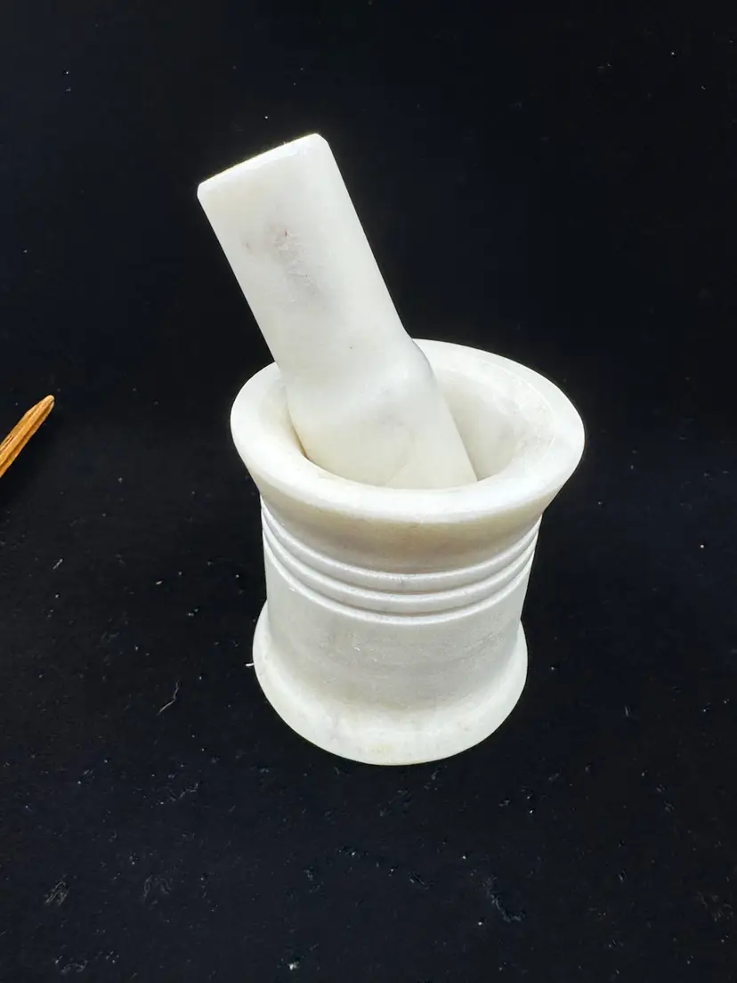 Marble Mortar And Pestle