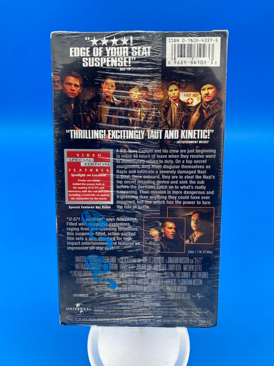 U-571 Special Edition VHS Movie - Sealed - 2001 Universal
