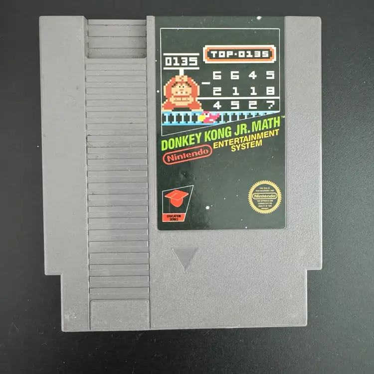 Nintendo NES Donkey Kong Jr. Math 5 Screw