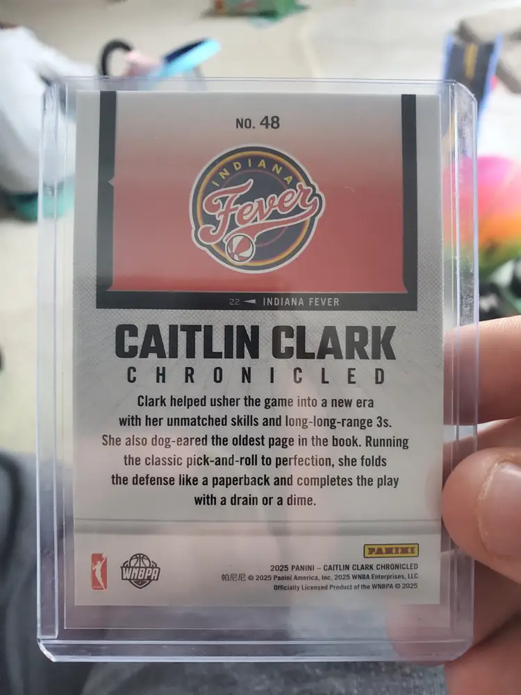 Caitlin Clark Panini Chronicled #48 Holo Silver!!!!