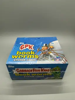 Garbage Paul Kids Book Worms Sticker Cards ( 24 Packs)