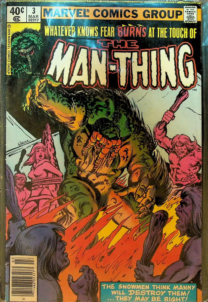 The Man-Thing 3 Marvel Comics