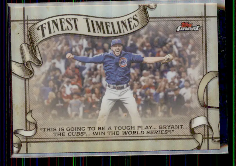 Kris Bryant 2026 Topps Finest Refractor Finest Timelines #FT-30 - Chicago Cubs - (153-357)