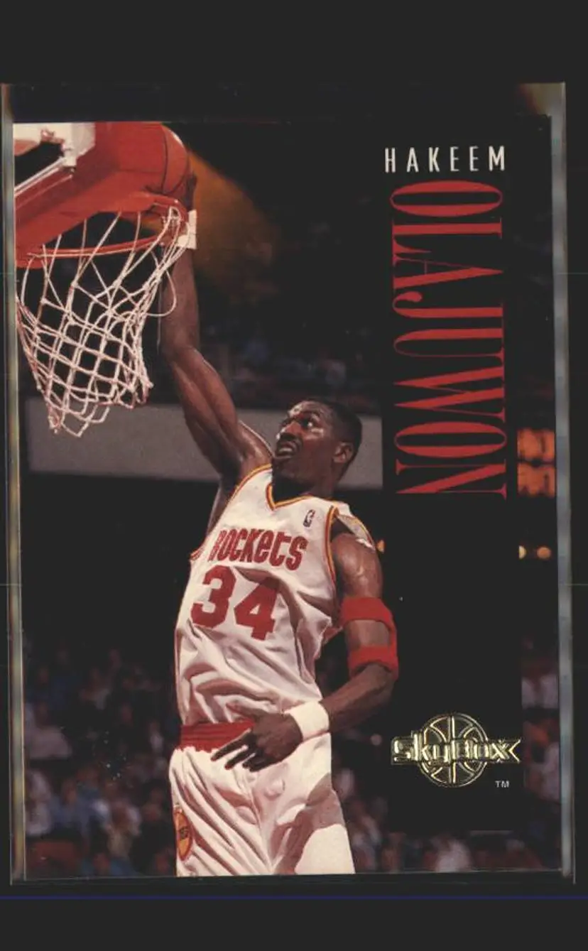 1994-95 SkyBox Premium #62 Hakeem Olajuwon - (137) - Houston Rockets