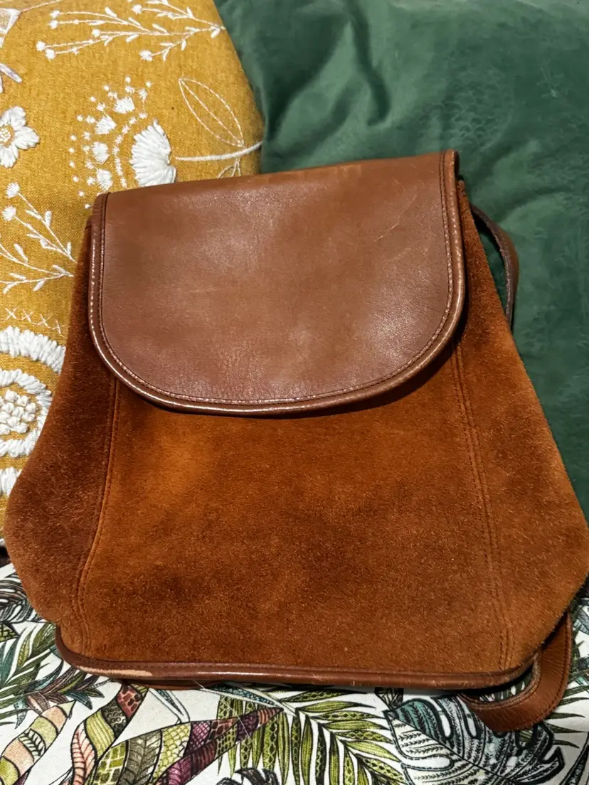 Vintage 90s Coach Berkeley Suede Convertible 2way Bag