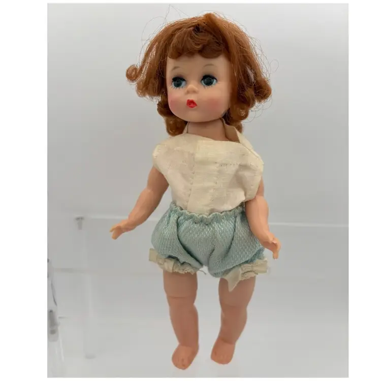 Vintage Madame Alexander 1950’s ALEX Doll Jointed Bendable Knees Walker 8” Cute!