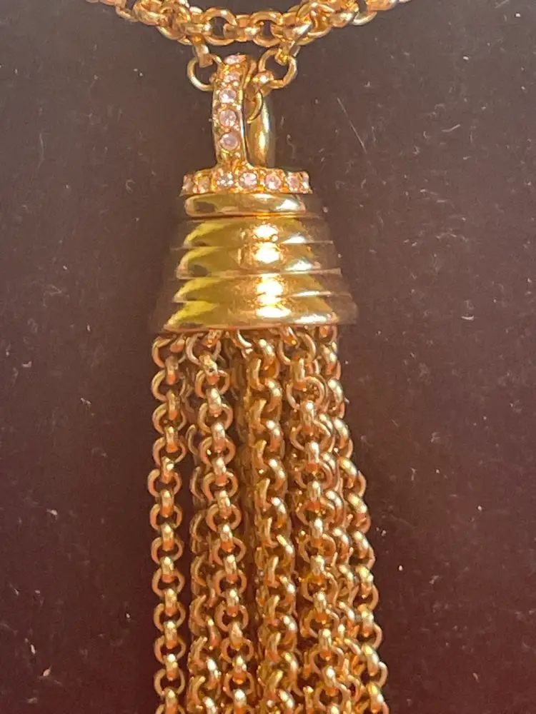 Vintage Joan Rivers Tassel Necklace