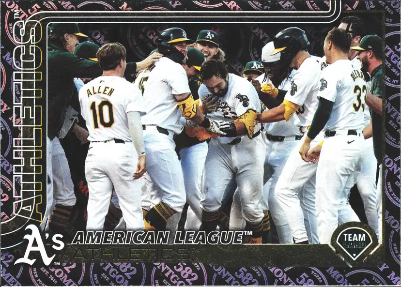 Oakland Athletics - 2025 Topps 582 Montgomery Club Foil - Pick Your Card