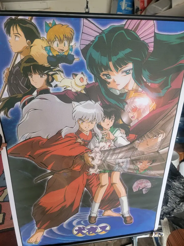 JAPAN Inuyasha the Movie: The Castle Beyond the Looking Glass Pamphlet Wall Scroll