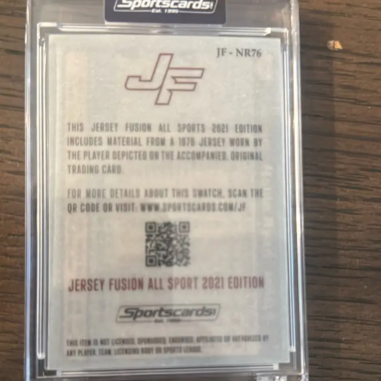 Nolan Ryan Jersey Fusion