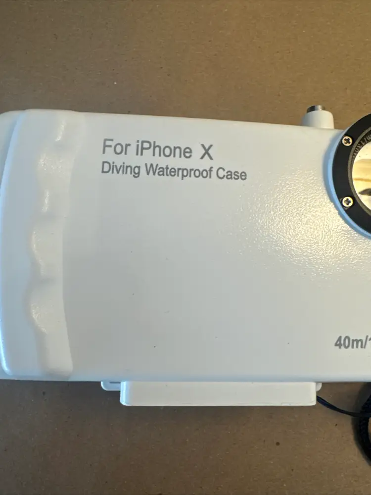 Diving Waterproof Case for IPhone X-used