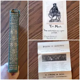 Chaucer’s Canterbury Tales, Prepared/Edited by Arthur Burrell, PLUS Ephemera