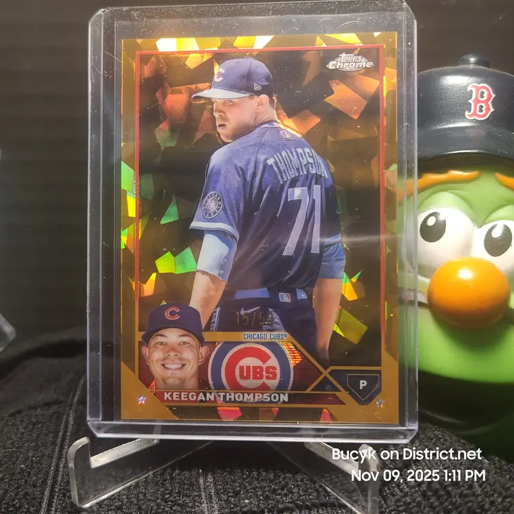 2023 Topps Chrome Gold - Keegan Thompson Chicago Cubs 15/50