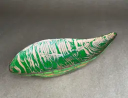 Brutalist Enamel on Copper Trinket Dish Spoon Rest