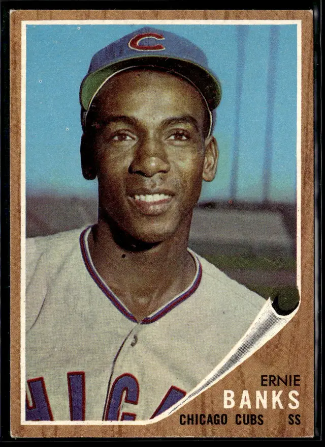 #12 Ernie Banks 1962 Topps #25 *LIVE AUCTION*