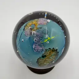Josh Simpson Inhabited Planet Large Marble Unsigned