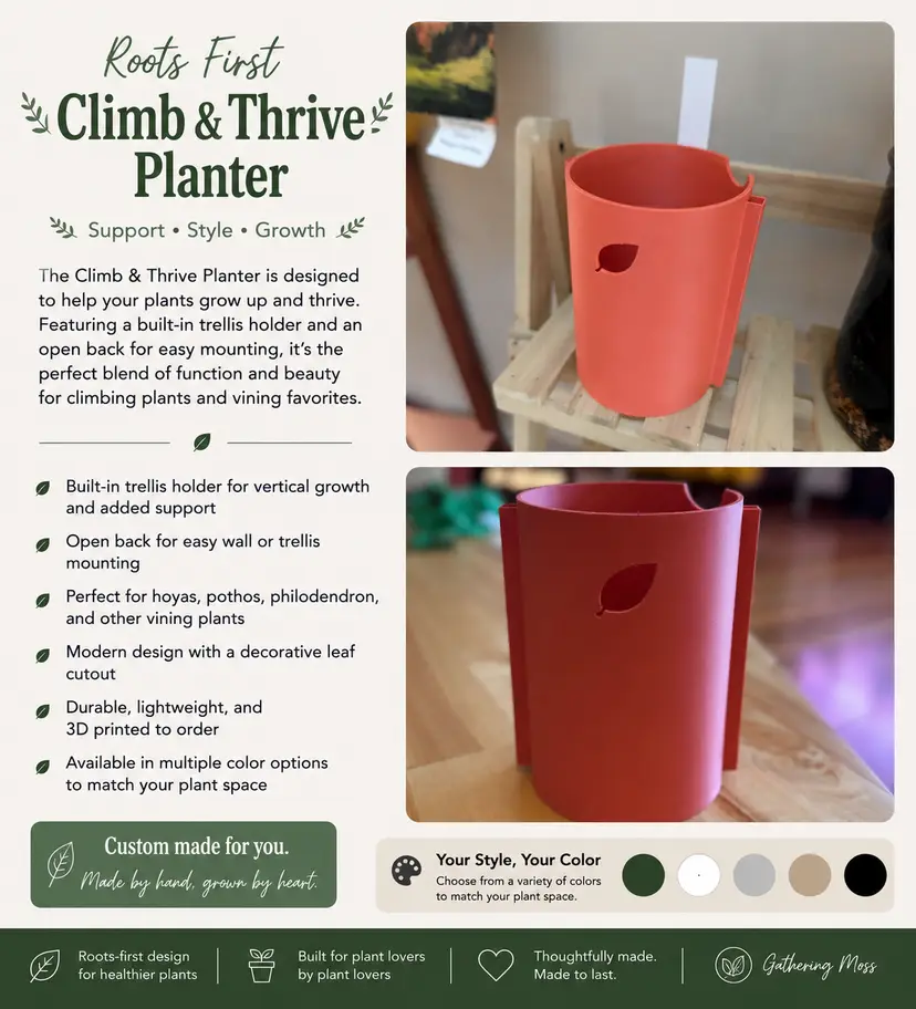 Climb & Thrive Planter