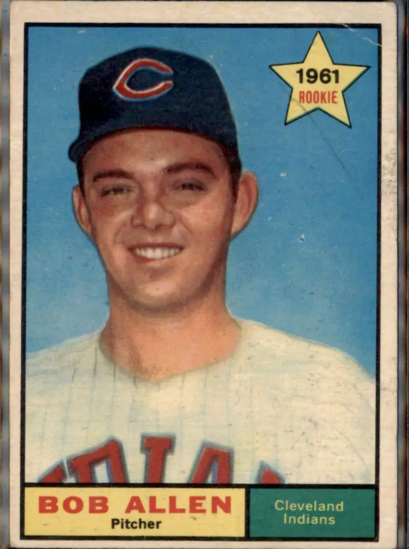 1961 Topps #452 Bob Allen - ( ) - Cleveland Indians