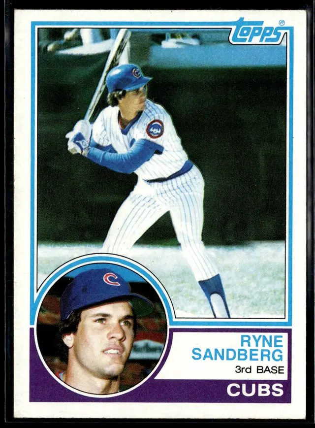 #161 Ryne Sandberg 1983 Topps #83 Rookie *LIVE AUCTION*