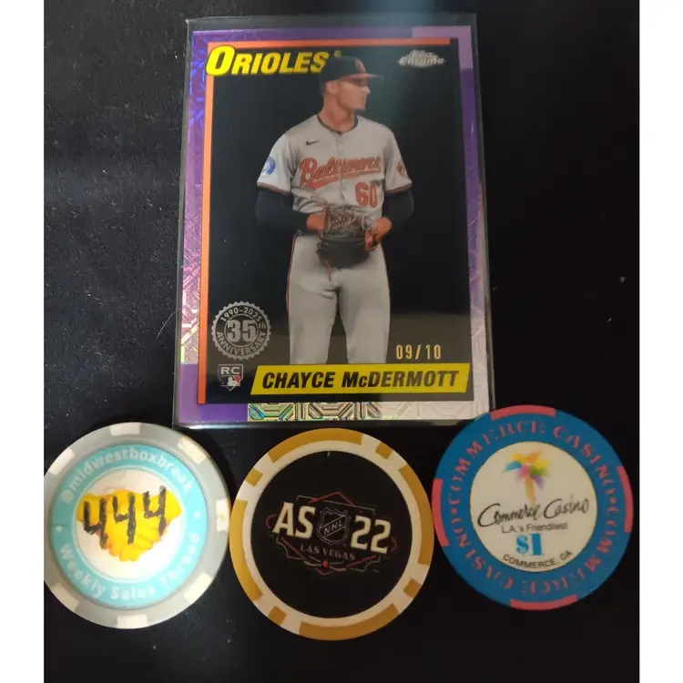 2025 Topps Chayce McDermott silver pack /10 - Baltimore Orioles
