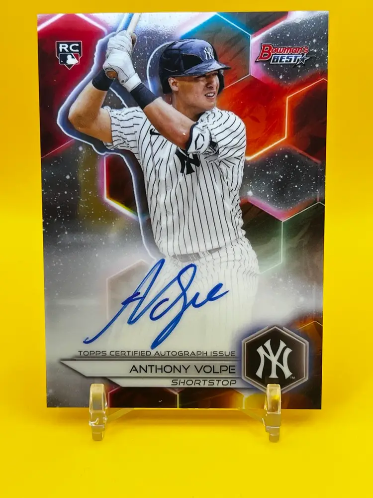 2023 Bowman’s Best Anthony Volpe RC Auto New York Yankees