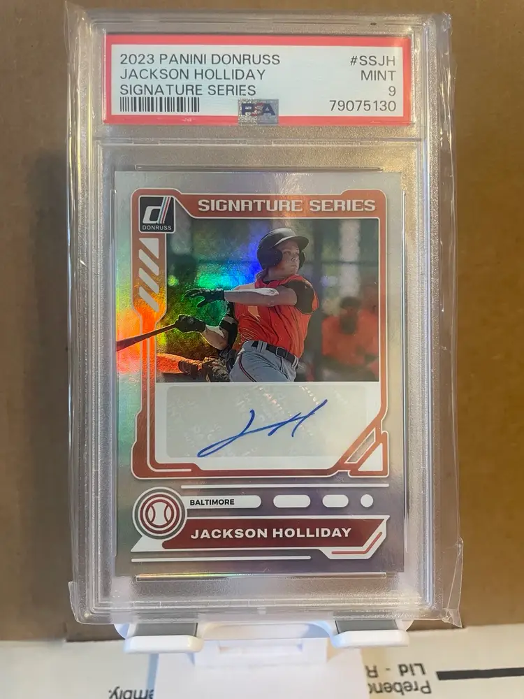 2023 Panini Donruss Signature Series Jackson Holliday Auto (POP 1)