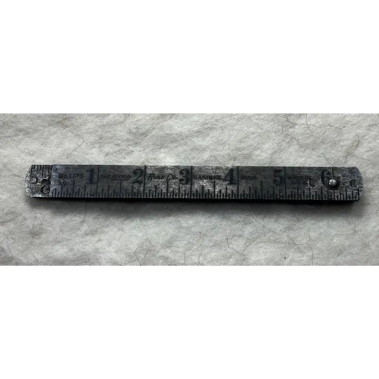 Lufkin Rule N. 1173 Steel Zig Zag Folding Rule 36"