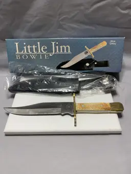 Chipaway Cutlery Little Jim Bowie Knife with Sheath 11" Full Lenth