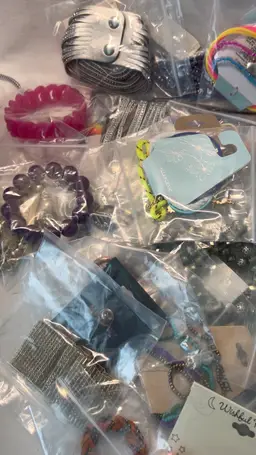 Bracelets 40 All Shapes, Colors All New In PKG.