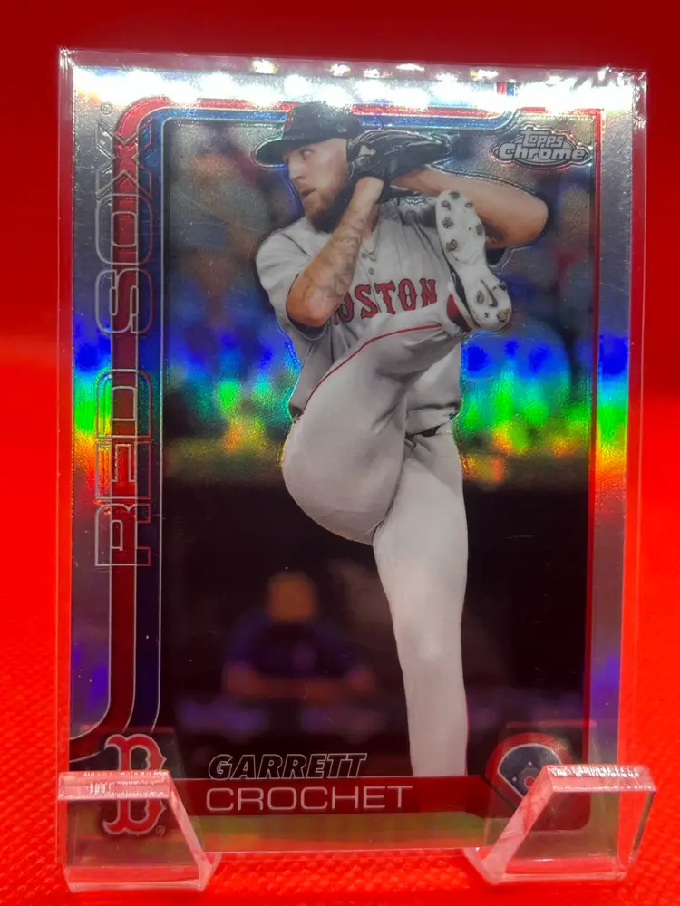 Garret Crochet - 2025 Topps Chrome Refractor Boston Red Sox