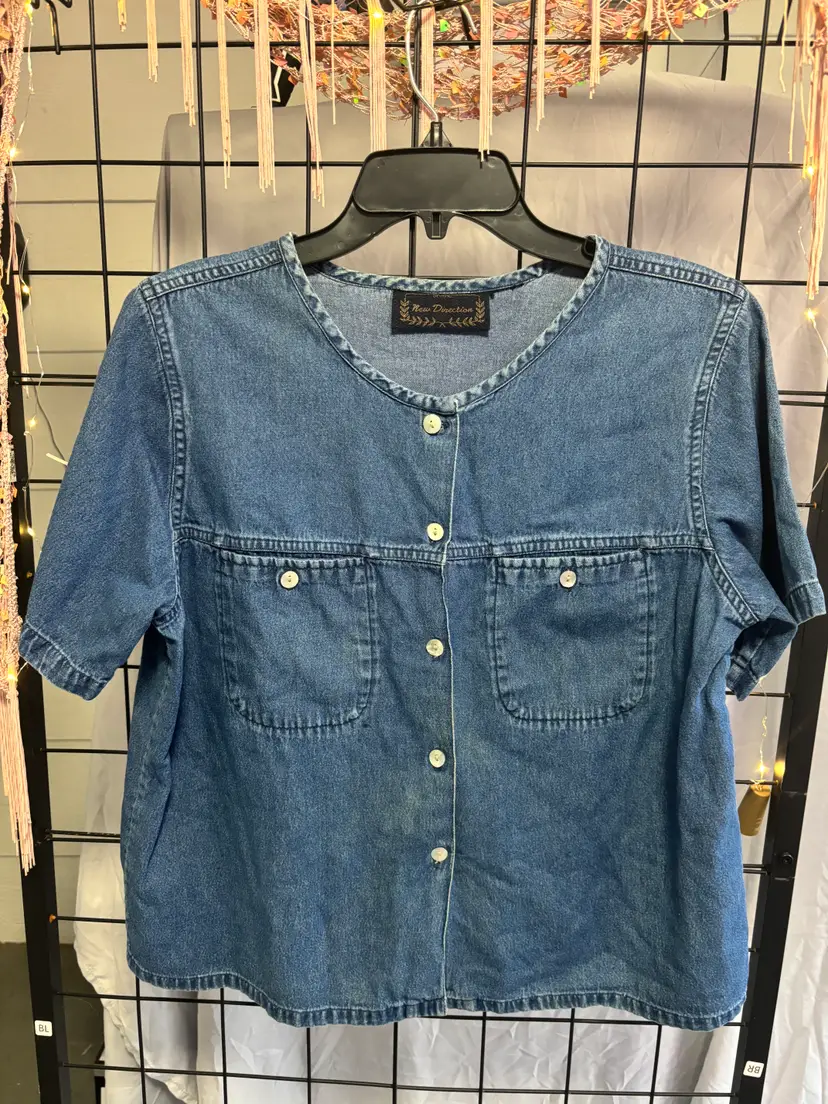 New Direction Ladies Lg? Denim Top