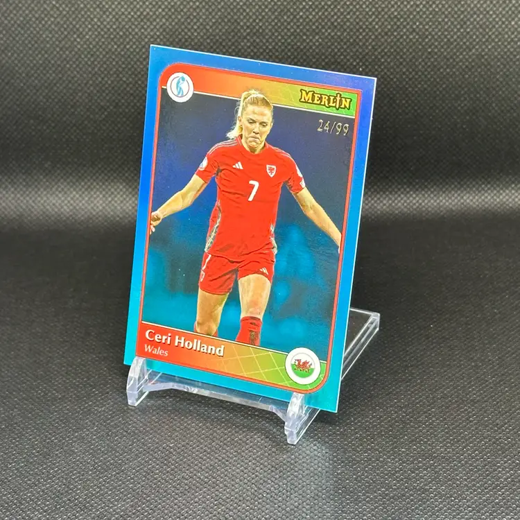 Ceri Holland Eurostars /99 2025 Topps Merlin Euros - Wales