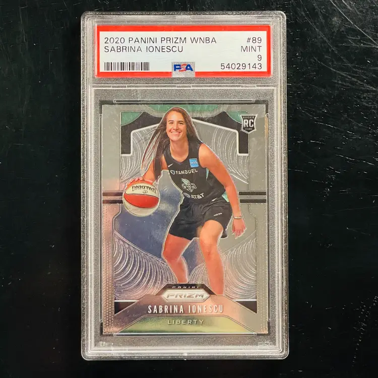 Sabrina Ionescu 2020 Panini Prizm WNBA RC #89 PSA 9 Mint New York Liberty