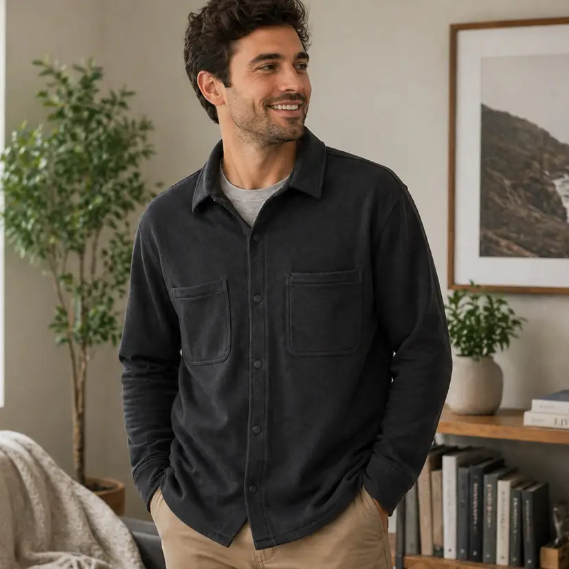 $70 Hurly XL Mens Shirt Jacket Gray