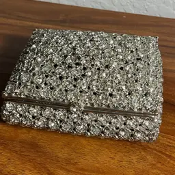 Christian Siriano Faux Diamond Jewelry Trinket Box