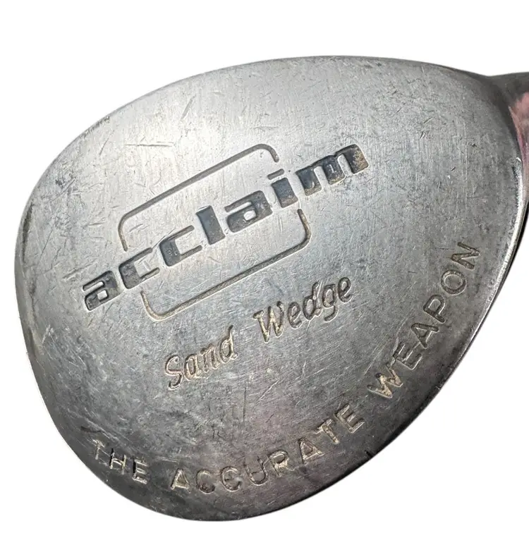 Acclaim Sand Wedge RH Wedge Steel Shaft 35” Sure Tax Grip “The Accurate Weapon”