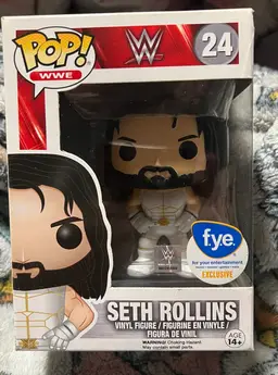 Funko Pop! WWE Seth Rollins #24 f.y.e. exclusive vinyl figure BRAND NEW!