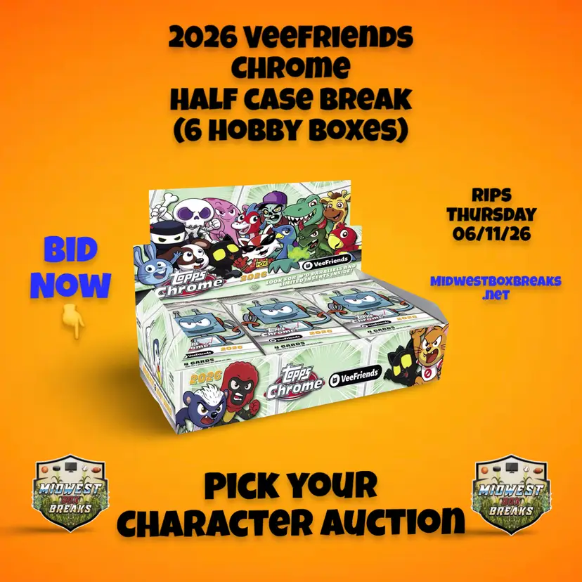 Driven Dragon - 2026 VeeFriends Chrome Hobby Half CASE (6x Hobby