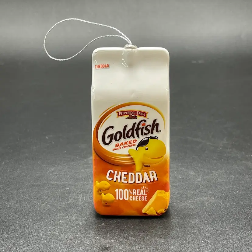 Goldfish Cheddar Snack Crackers Hanging Ornament Christmas Pepperidge Farms Inc.