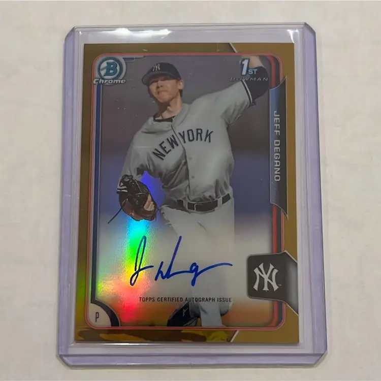 2015 Bowman Chrome Jeff Degano Gold Auto /50