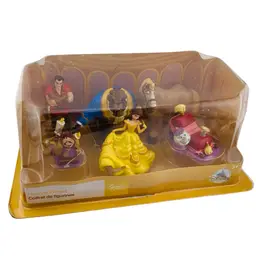 Disney Beauty and the Beast Figurine Play Set PVC Theme Park Store NIB 3+