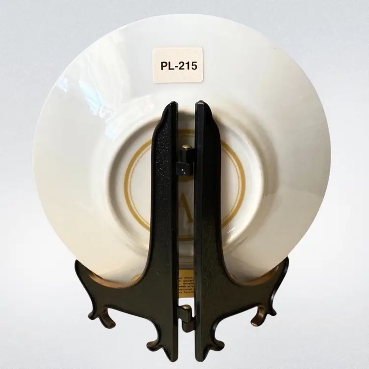 Vintage Chokin Art Bird Flowers Decorative 6” Plate 24k Gold LAL PL-215 w/stand