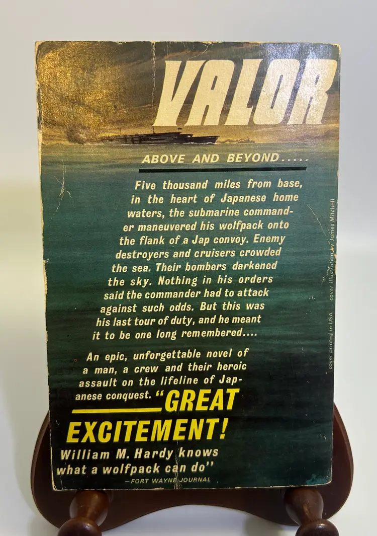 Vintage 'WolfPack' By William M. Hardy Paperback Book/Novel 1962 Dell